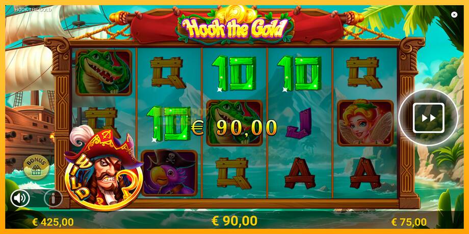 Hook The Gold машина за игри за пари, слика 2