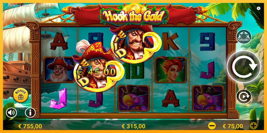 Hook The Gold машина за игри за пари, слика 3