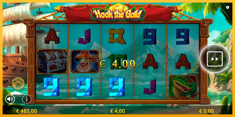 Hook The Gold машина за игри за пари, слика 5