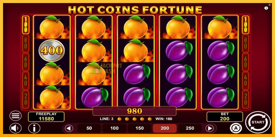 Hot Coins Fortune машина за игри за пари, слика 4