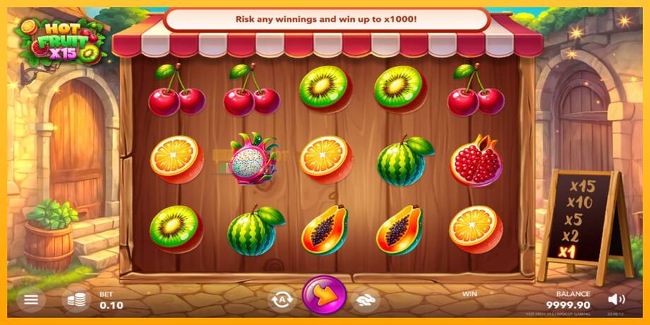 Hot Fruit x15 машина за игри за пари, слика 1