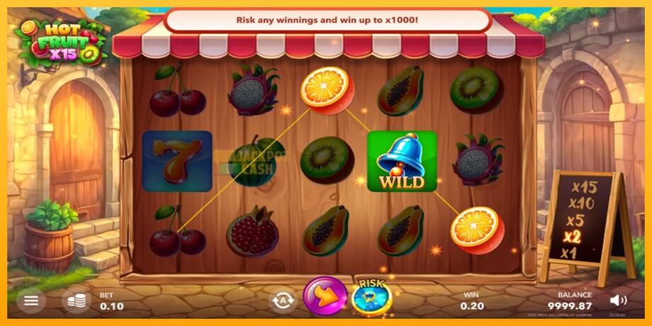 Hot Fruit x15 машина за игри за пари, слика 2