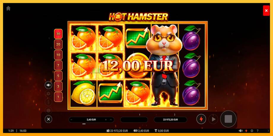 Hot Hamster машина за игри за пари, слика 5