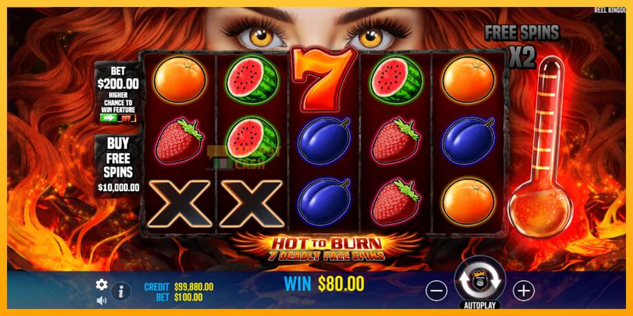 Hot to Burn - 7 Deadly Free Spins машина за игри за пари, слика 3