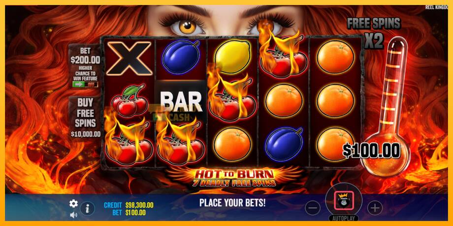 Hot to Burn - 7 Deadly Free Spins машина за игри за пари, слика 4