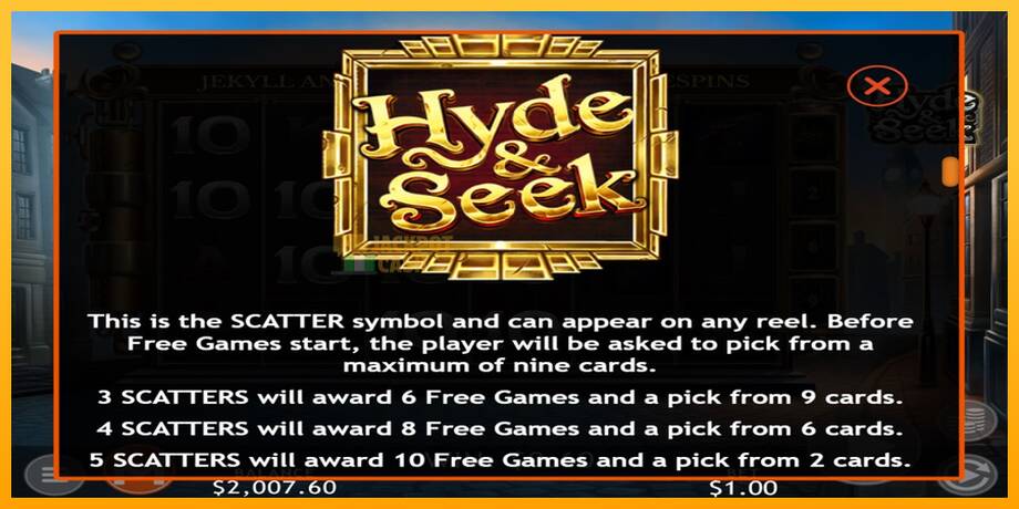 Hyde & Seek машина за игри за пари, слика 6