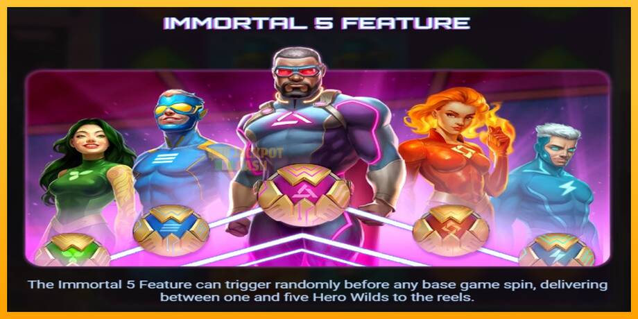 Immortal 5 машина за игри за пари, слика 6