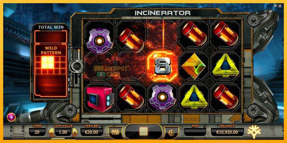 Incinerator машина за игри за пари, слика 3