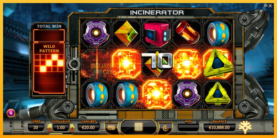 Incinerator машина за игри за пари, слика 4