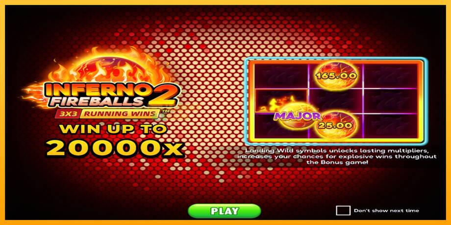 Inferno Fireballs 2 машина за игри за пари, слика 1