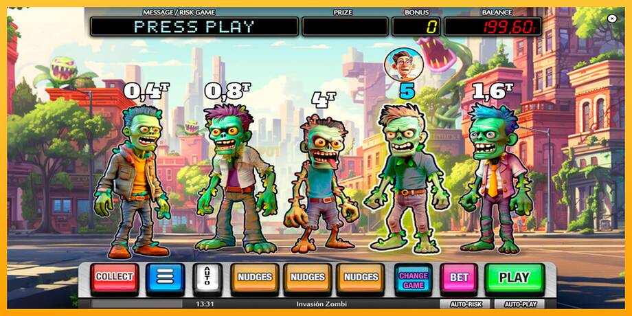 Invasion Zombie машина за игри за пари, слика 2