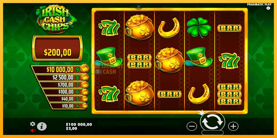 Irish Cash Chips машина за игри за пари, слика 1