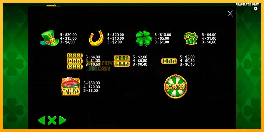 Irish Cash Chips машина за игри за пари, слика 7