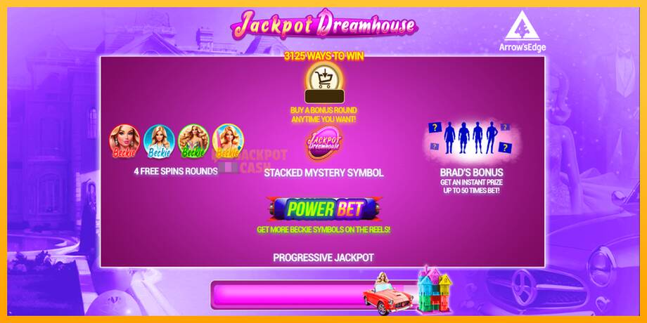 Jackpot Dreamhouse машина за игри за пари, слика 1