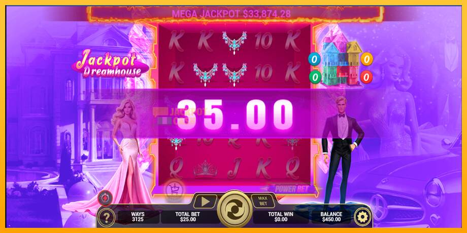 Jackpot Dreamhouse машина за игри за пари, слика 3