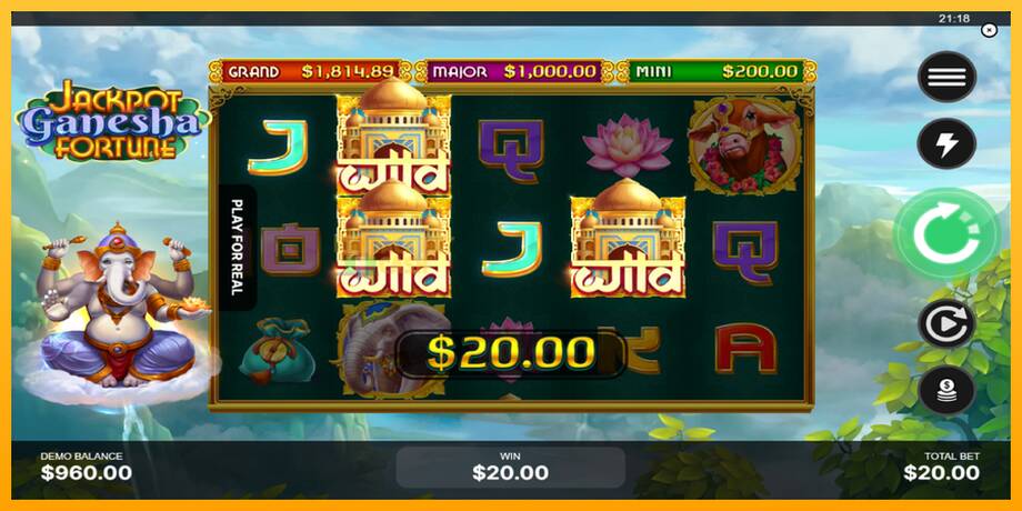 Jackpot Ganesha Fortune машина за игри за пари, слика 4