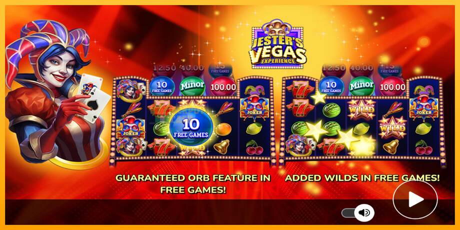 Jesters Vegas Experience машина за игри за пари, слика 1