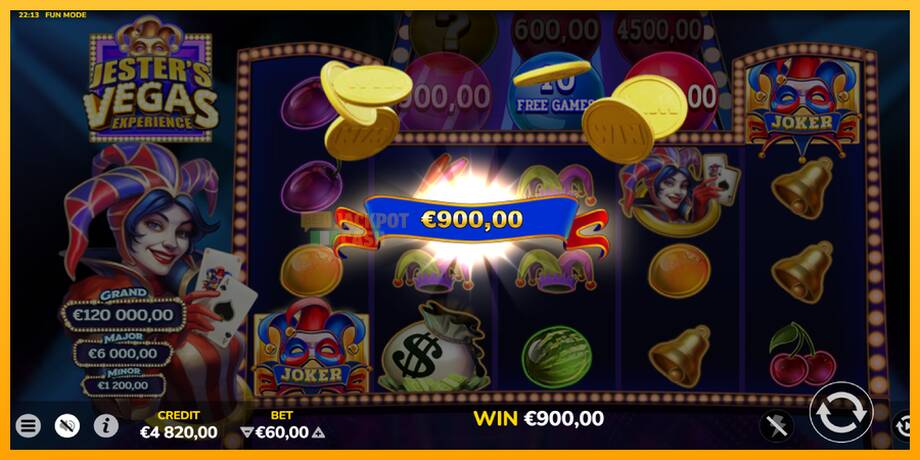 Jesters Vegas Experience машина за игри за пари, слика 3