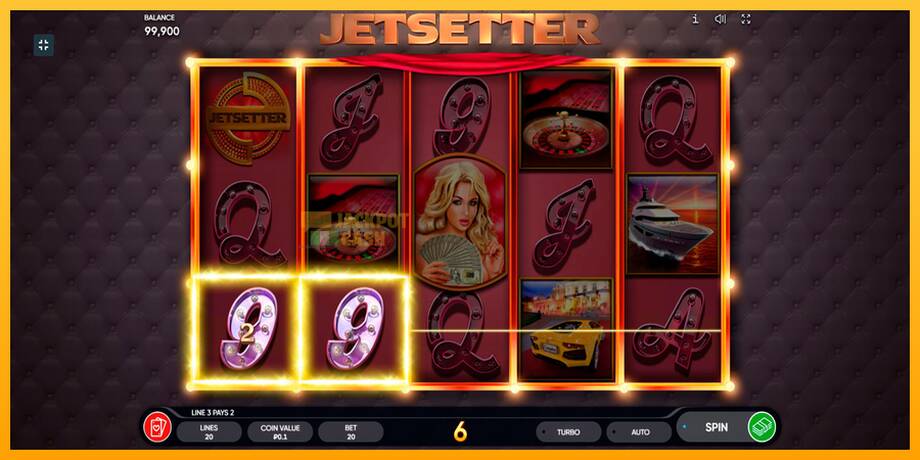 Jetsetter машина за игри за пари, слика 2