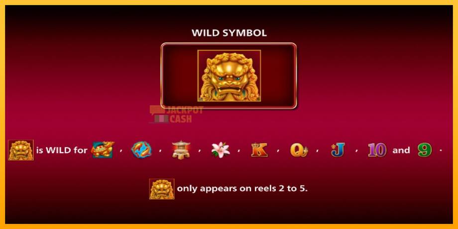 Jewel of the Dragon Fu Lion машина за игри за пари, слика 6