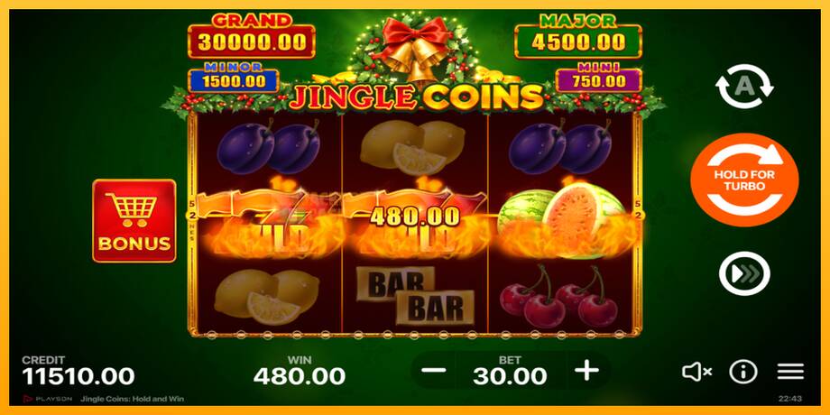 Jingle Coins машина за игри за пари, слика 5