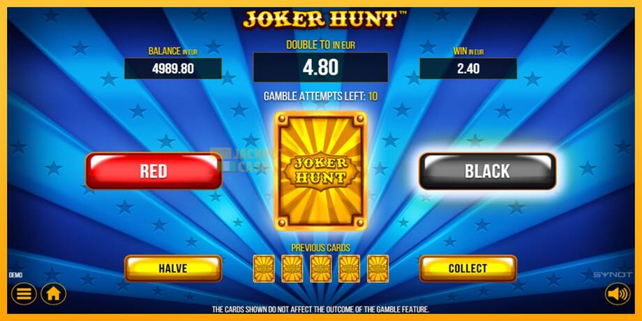 Joker Hunt машина за игри за пари, слика 4