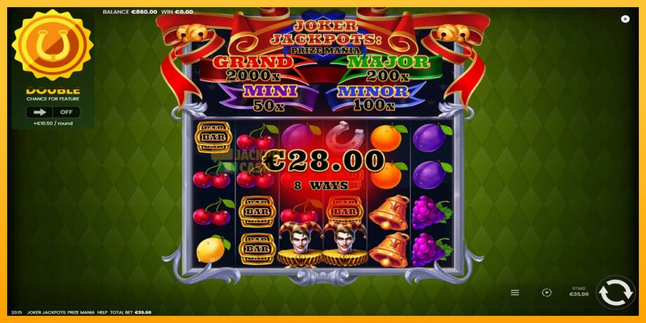 Joker Jackpots: Prize Mania машина за игри за пари, слика 3