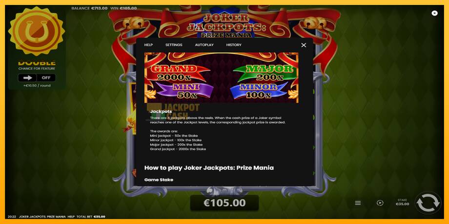 Joker Jackpots: Prize Mania машина за игри за пари, слика 7