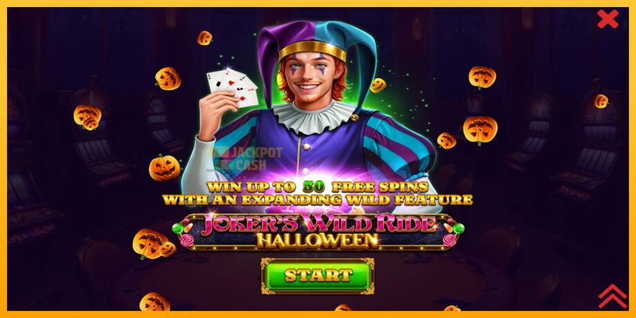 Jokers Wild Ride Halloween машина за игри за пари, слика 1