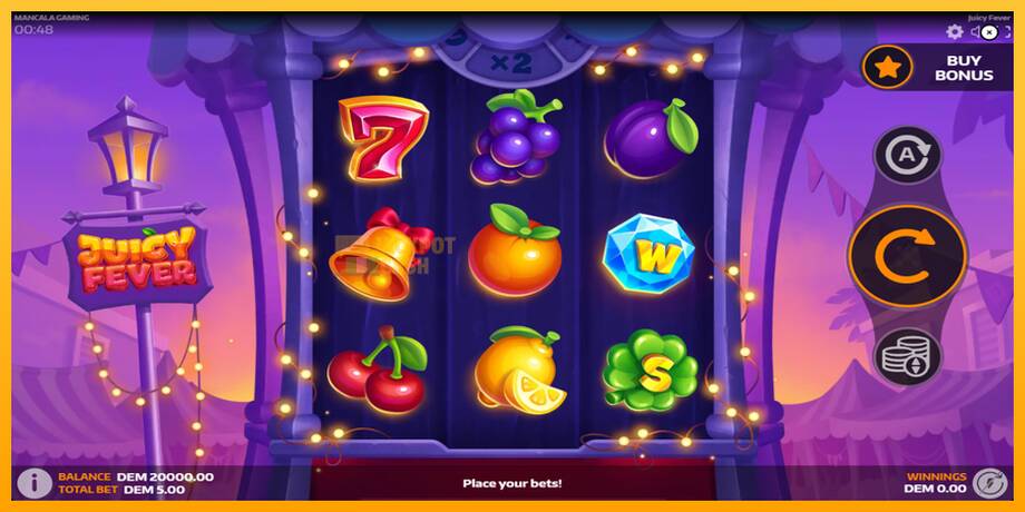 Juicy Fever машина за игри за пари, слика 2