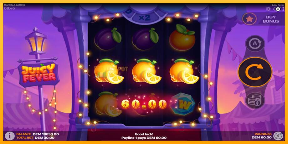 Juicy Fever машина за игри за пари, слика 3