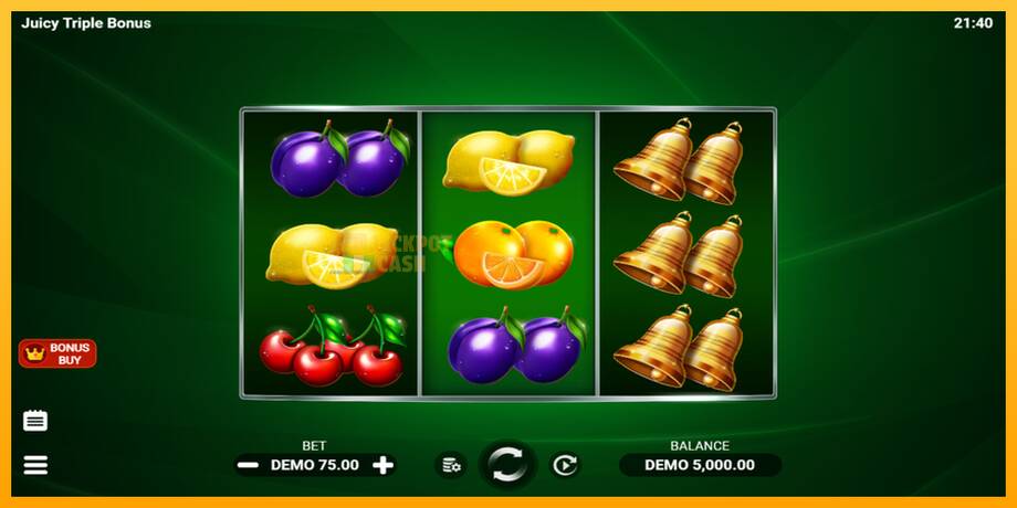 Juicy Triple Bonus машина за игри за пари, слика 2