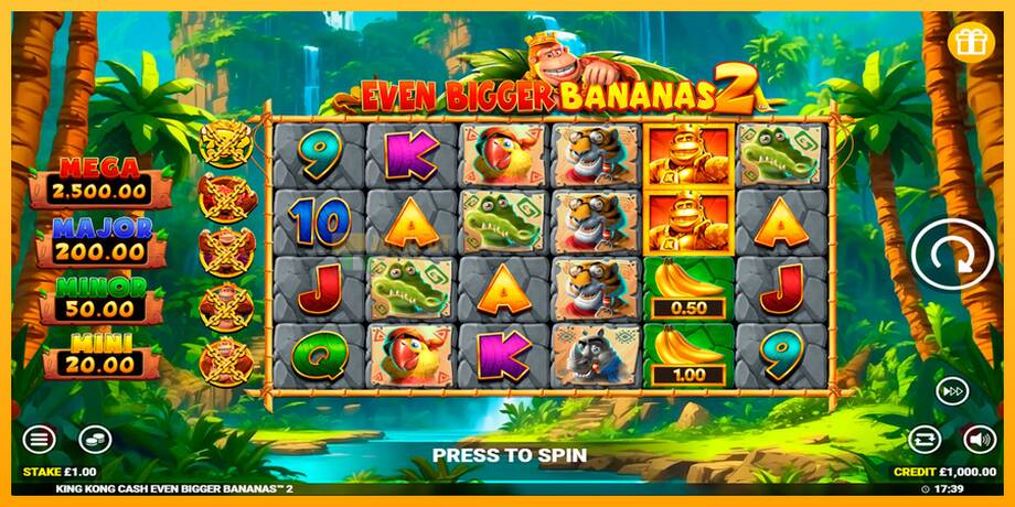 King Kong Cash Even Bigger Bananas 2 машина за игри за пари, слика 1