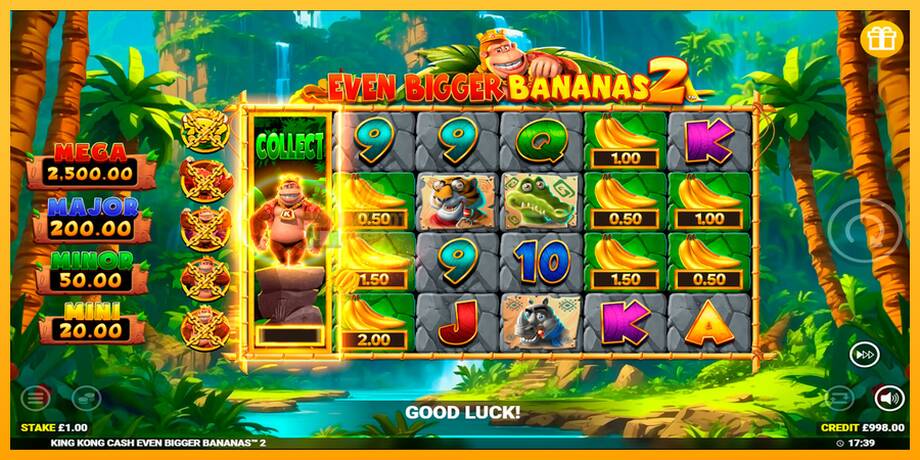 King Kong Cash Even Bigger Bananas 2 машина за игри за пари, слика 2