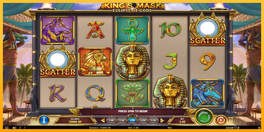 King’s Mask Eclipse of Gods машина за игри за пари, слика 2