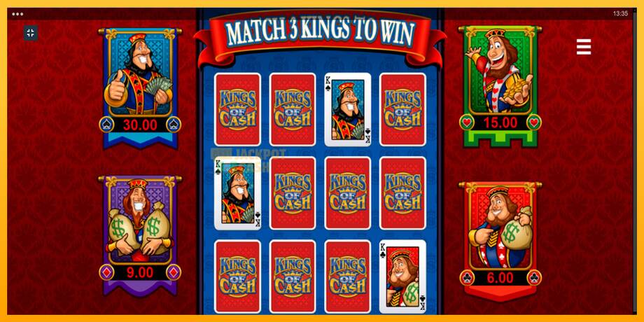 Kings of Cash машина за игри за пари, слика 5