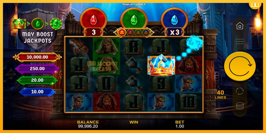 Kings of Crystals II Power Combo машина за игри за пари, слика 3