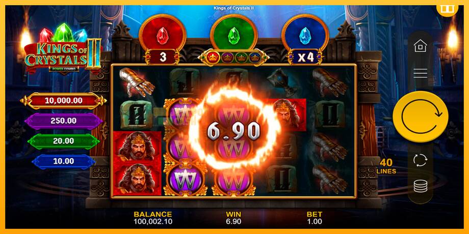 Kings of Crystals II Power Combo машина за игри за пари, слика 4