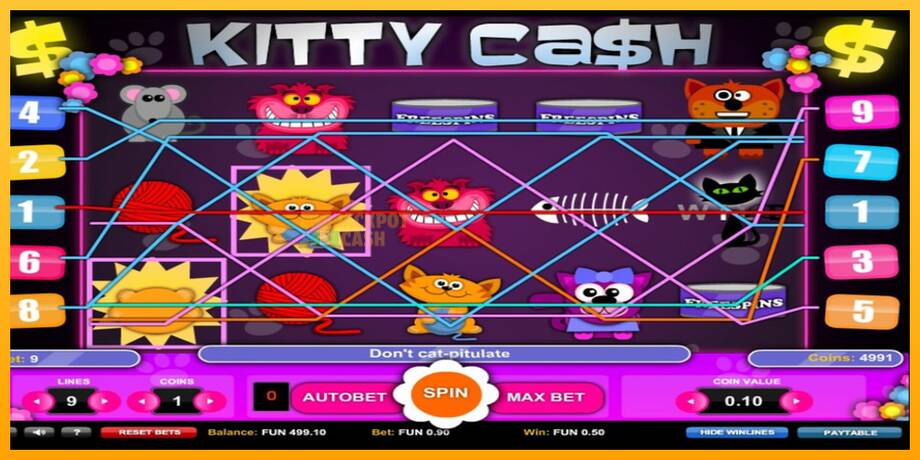 Kitty Cash машина за игри за пари, слика 4