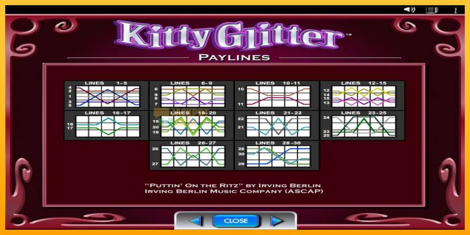 Kitty Glitter машина за игри за пари, слика 7