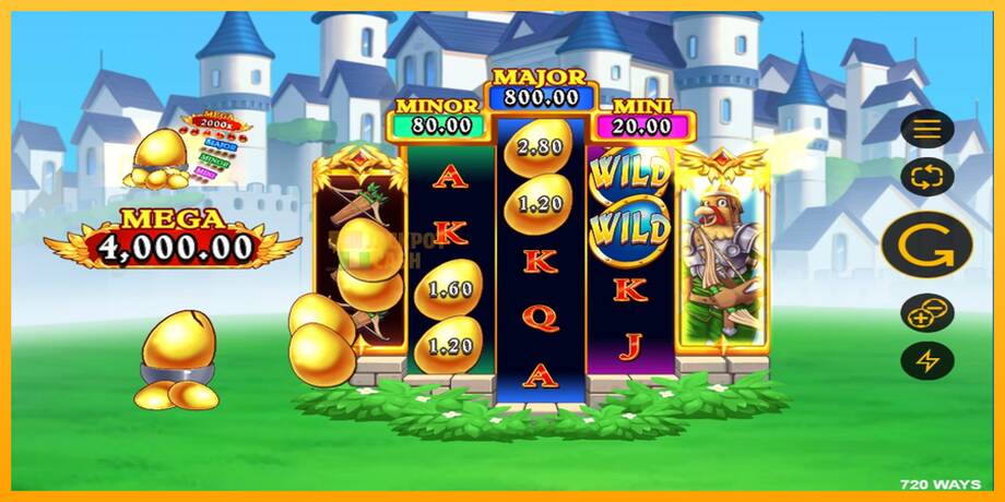 Knights of the Golden Egg машина за игри за пари, слика 4