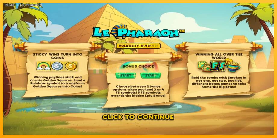 Le Pharaoh машина за игри за пари, слика 1