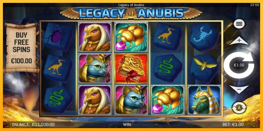 Legacy of Anubis машина за игри за пари, слика 2