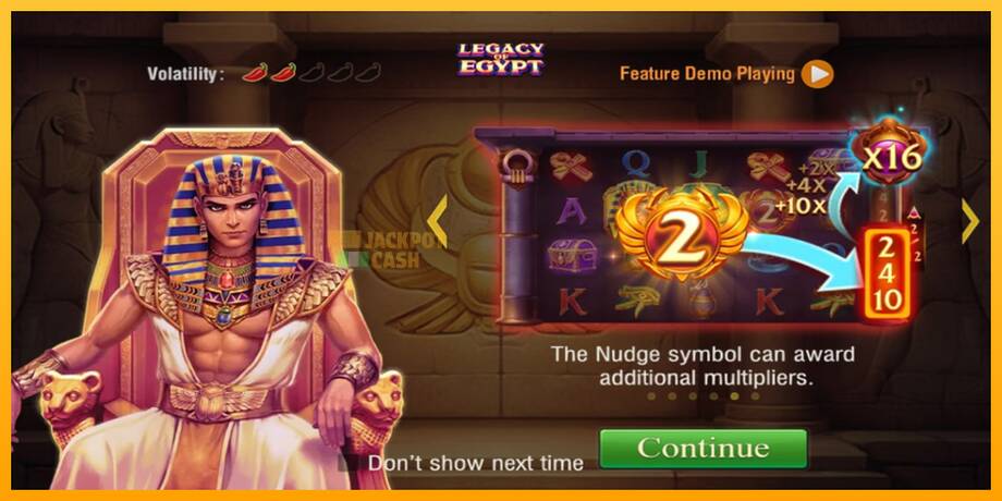 Legacy of Egypt машина за игри за пари, слика 1