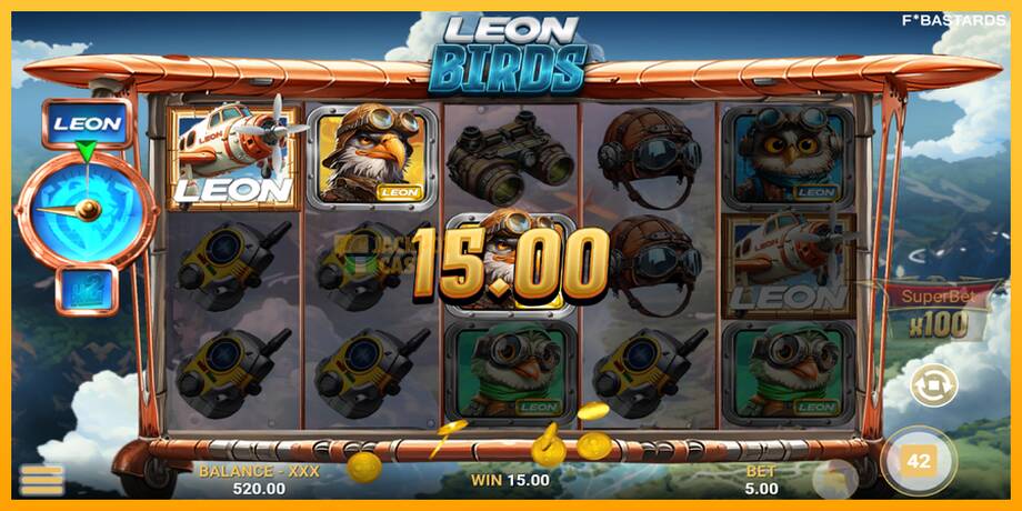 Leon Birds машина за игри за пари, слика 4