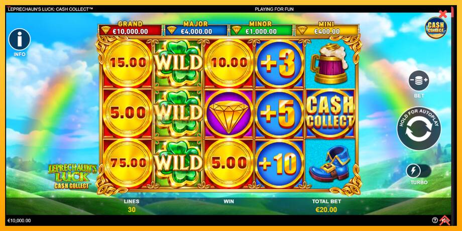 Leprechauns Luck Cash Collect Megaways PowerPlay Jackpot машина за игри за пари, слика 2