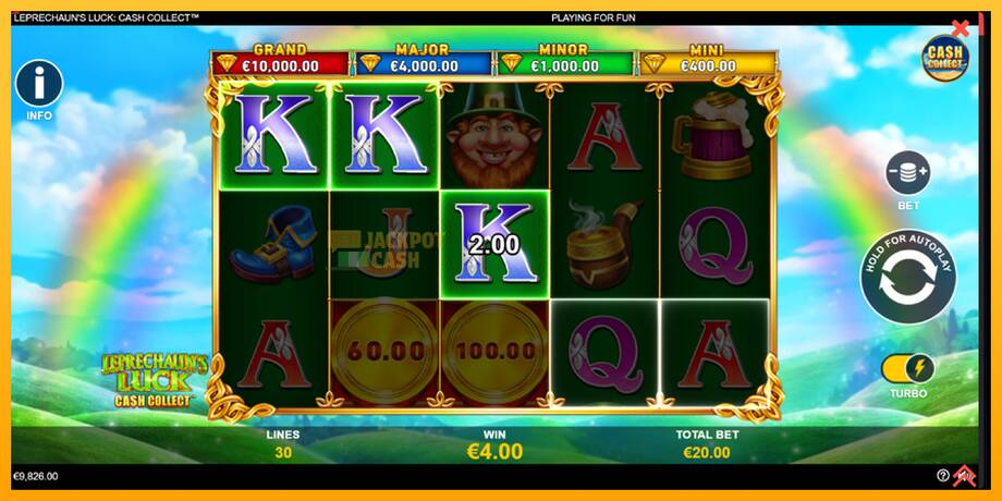 Leprechauns Luck Cash Collect Megaways PowerPlay Jackpot машина за игри за пари, слика 4