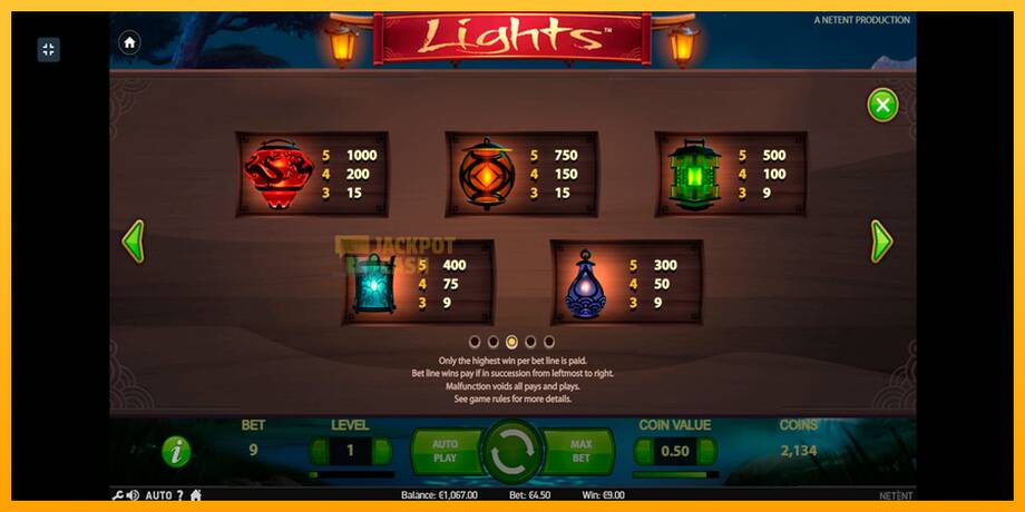 Lights машина за игри за пари, слика 5