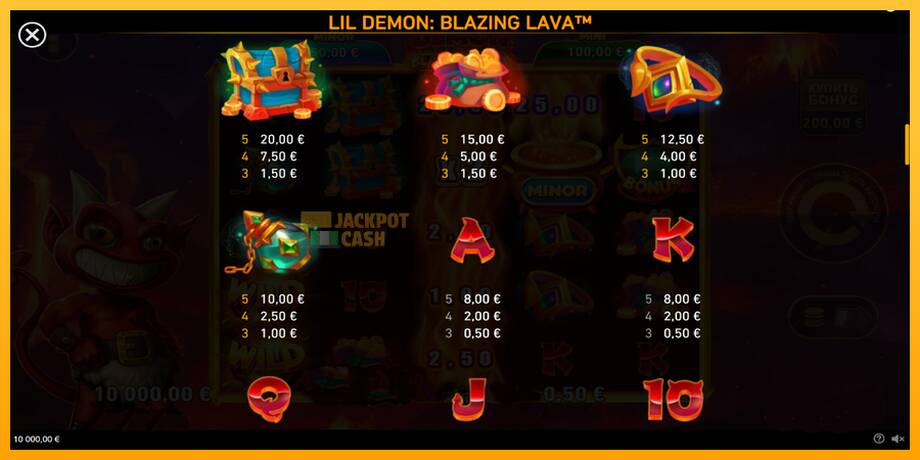 Lil Demon Blazing Lava машина за игри за пари, слика 5