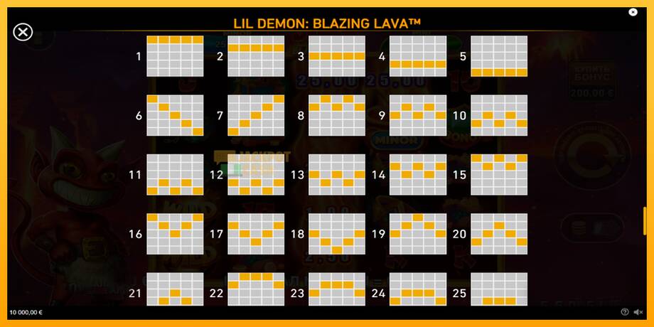 Lil Demon Blazing Lava машина за игри за пари, слика 6